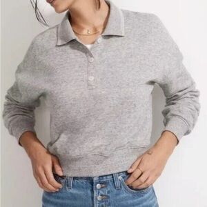 MWL Gray Collared Sweatshirt